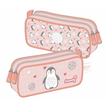 Trousse rectangulaire KIP Sweety - 2 compartiments - rose - Kid'Abord