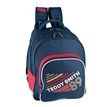 3020120171609-Sac à dos Teddy Smith Warm Up - 2 compartiments - bleu/rouge - Hamelin--0