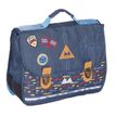 Cartable Poids Plume Vroum - 38 cm - 2 compartiments - bleu marine - Kid'Abord