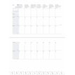 3371010500543-Agenda à élastique Pastel - 1 mois sur 2 pages - 16 mois - 10 x 15 cm - pêche - Quo Vadis--1