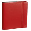 Agenda à élastique Time&Life Medium - 1 semaine sur 2 pages - 16 x 16 cm - rouge vermillon - Quo Vadis