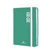 Agenda à élastique Alabama - 1 jour par page - 12,5 x 17,5 cm - vert - Oberthur