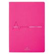 Agenda Bora 16 mois - 1 semaine sur 2 pages - 15,5 x 21,5 cm - fuchsia lisse - Oberthur