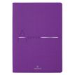 3664447144986-Agenda Bora 16 mois - 1 semaine sur 2 pages - 15,5 x 21,5 cm - violet texture - Oberthur--0