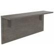 Tablette pour banque d'accueil OLA - réglable en hauteur - L100 x P30 cm - equerre carbone (A positionner sur module haut ou retour direct haut) - chêne gris