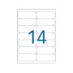 3270241011968-Apli Agipa - 1400 Étiquettes 100% recyclées blanches multi-usages - 99,1 x 38,1 mm - coins arrondis - compatibles avec mon timbre en li--0