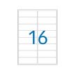 Apli Agipa - 1600 Étiquettes 100% recyclées blanches multi-usages - 99,1 x 33,9 mm - coins arrondis - compatibles avec mon timbre en ligne - réf 102647