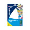Apli Agipa - Etui A5 - 288 Étiquettes blanches multi-usages - 20 x 67 mm - coins arrondis - réf 114043