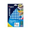Apli Agipa - Etui A5 - 960 Pastilles bleues - diamètre 15 mm - réf 114312