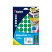 3270241143218-Apli Agipa - Etui A5 - 400 Pastilles vertes - diamètre 24 mm - réf 114321--0