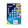 Apli Agipa - Etui A5 - 400 Pastilles bleues - diamètre 24 mm - réf 114322