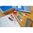 4006381582520-STABILO MARKdry - Pack de 4 crayons de coloriage larges + 1 taille-crayon et 1 chiffonnette  - couleurs--1