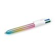 3086123713871-BIC 4 Couleurs Shine Gradient - Stylo à bille 4 couleurs - paon irisé--0
