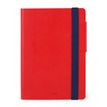 Agenda 1 jour par page - 9,5 x 13,5 cm - rouge passion - Legami Colours Collection