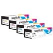 3701645507905-Cartouche laser compatible Brother TN247 - Pack de 4 - Noir, cyan, magenta, jaune - Switch--0