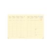 3371010498840-Agenda Marlow Carla Prestige avec répertoire - 1 semaine sur 2 pages - 8 x 10,5 cm - camel - Quo Vadis--1