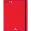 Agenda Flex - 1 semaine sur 2 pages - 22 x 28 cm - rouge - Oberthur