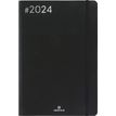 Agenda Flex - 1 semaine sur 2 pages - 17 x 24,5 cm - noir - Oberthur