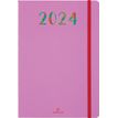 Agenda Merida - 1 semaine sur 2 pages - 17 x 24,5 cm - violet - Oberthur
