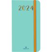 Agenda de poche Merida - 1 semaine sur 2 pages - 9,5 x 17 cm - vert - Oberthur