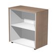 Armoire basse Flora - L82,8xP43xH81,4 cm - 1 étagère - merisier arabis
