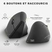 3303170113967-T'nB Ergo - Souris sans fil ergonomique pour droitier - noir--3