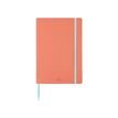 Oberthur Carmen - Carnet de notes souple A6 - ligné - 160 pages - corail