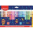 Maped Pixel Party - 24 Feutres en pochette carton