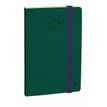 Agenda à élastique Everest Horizontal 16 mois - 1 semaine sur 2 pages - 10 x 15 cm - vert forêt - Quo Vadis