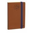 Agenda à élastique Everest Horizontal 16 mois - 1 semaine sur 2 pages - 16 x 24 cm - noisette - Quo Vadis