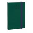 Agenda à élastique Everest Planning 16 mois - 1 semaine sur 2 pages - 15 x 21 cm - vert forêt - Quo Vadis