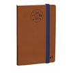 Agenda à élastique Everest Président 16 mois - 1 semaine sur 2 pages - 21 x 27 cm - noisette - Quo Vadis