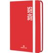 Agenda à élastique Alabama - 1 jour par page - 12,5 x 17,5 cm - rouge - Oberthur
