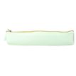 Trousse rectangulaire School Soft Touch - 1 compartiment - vert clair - Carpentras