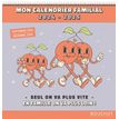 3592930023817-Calendrier familial - grille mensuel - 30 x 30 cm  - Bouchut--0