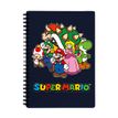 3666311025124-Cahier de textes à spirale Super Mario - 18 x 22 cm - bleu - Bagtrotter--0