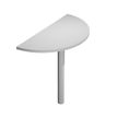 7331920001666-Extension demi-lune Trend - pied gris alu - plateau gris--0