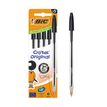 BIC Cristal Original - 5 Stylos à bille - noir - 1 mm - pointe moyenne