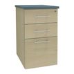 3253310220928-Caisson HT bureau - steely/stelly manager - Profondeur 60 cm - erable - top bleu argile--0