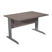 0404052255164-Bureau droit Trend - L120 - Pieds métals - plateau imitation frêne toscan - pied anthracite--0