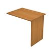Retour direct pour Bureau Trend pieds panneau - L80 - plateau imitation aulne
