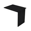 Retour direct pour Bureau Trend pieds panneau - L80 - plateau imitation frêne noir