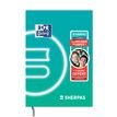 Agenda Oxford Sherpas 15 x 20 cm -  1 jour par page Menthe - Hamelin 