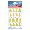 4004182541227-Avery - 38 stickers en sachet - 160x83x1 - étoiles et sapins dorés--0