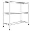 3253310546974-Table Coworking ELKI - L180 - plateau imitation chene gris - pied vert sauge--1