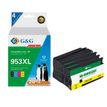 Cartouche compatible HP 953XL - Pack de 2 - noir, cyan, magenta, jaune - G&G