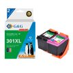 Cartouche compatible HP 901 - Pack de 3 - cyan, magenta, jaune - G&G
