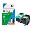 Cartouche compatible HP 350/351 - Pack de 2 - noir, cyan, magenta, jaune - G&G