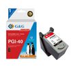 Cartouche compatible Canon PG-40 - noir - G&G