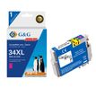 Cartouche compatible Epson 34XL Balle de golf - magenta - G&G